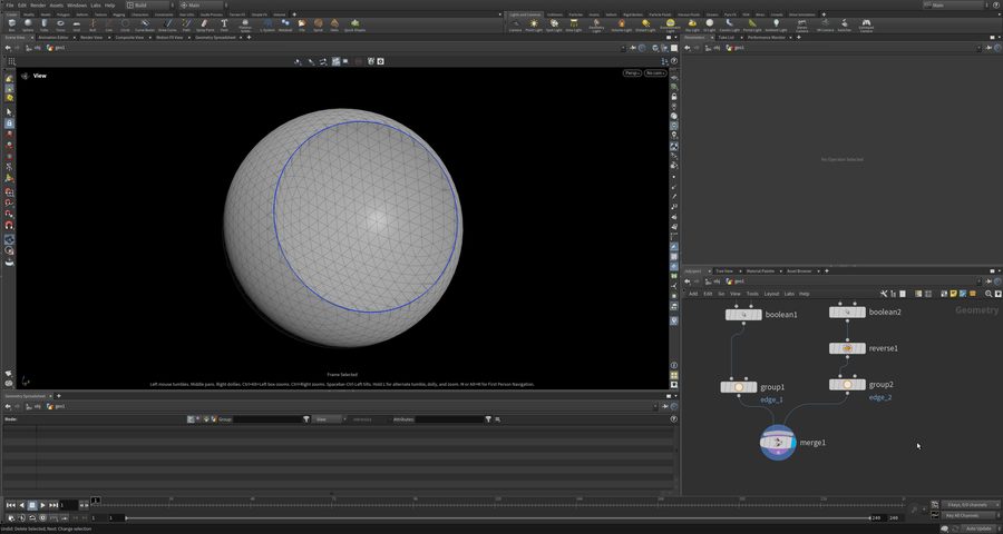Boolean Complex Geometry — Houdini procedural boolean study
